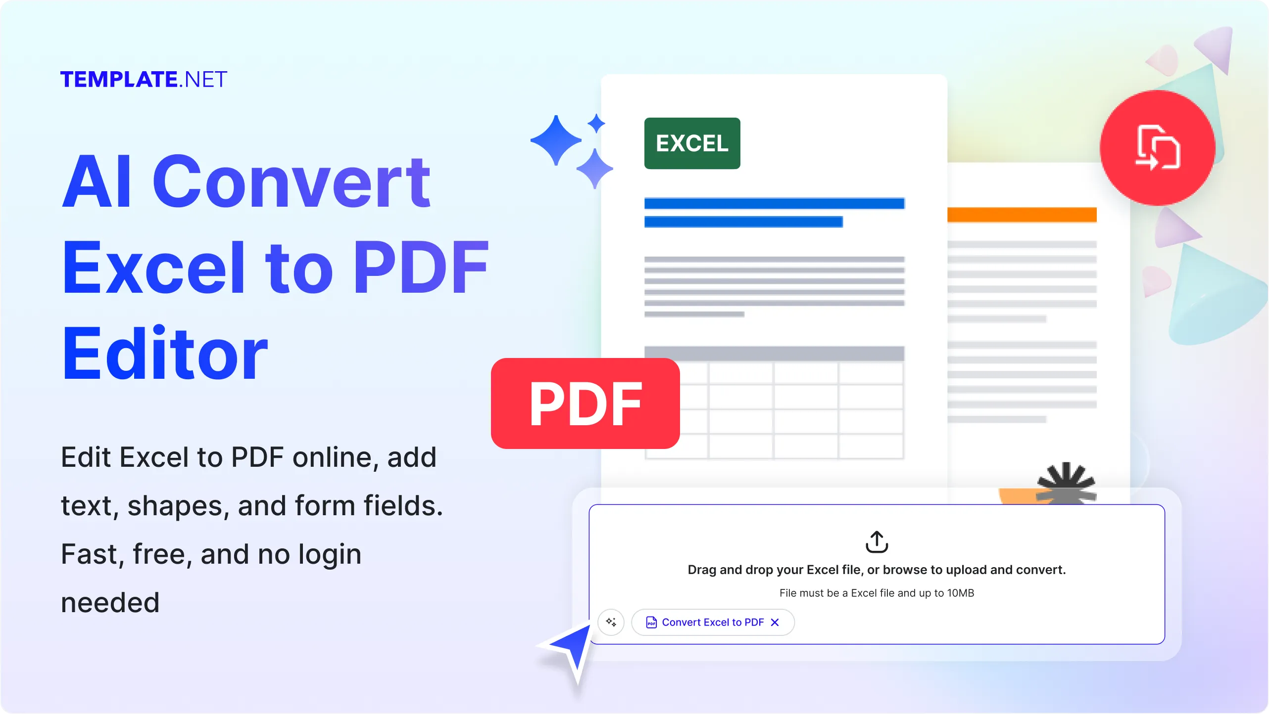 Free AI Convert Excel to PDF Editor, Free Convert XLSX to PDF Online